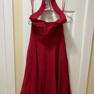 Red Holiday Dress Womens Large